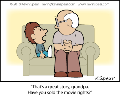  Computerphone on Cartoon Of A Boy And Grandfather On A Couch  The Boy Says     That   S