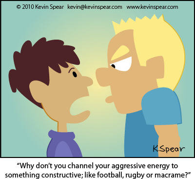 Spear Crtoon 3695 Spear 3695 Tense Negotiations