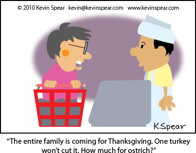 Cartoon Template Spear 2948 Thanksgiving Super Sized