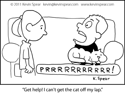 Spear_Cartoon_3772 Spear 3772 Cat with Gravitas