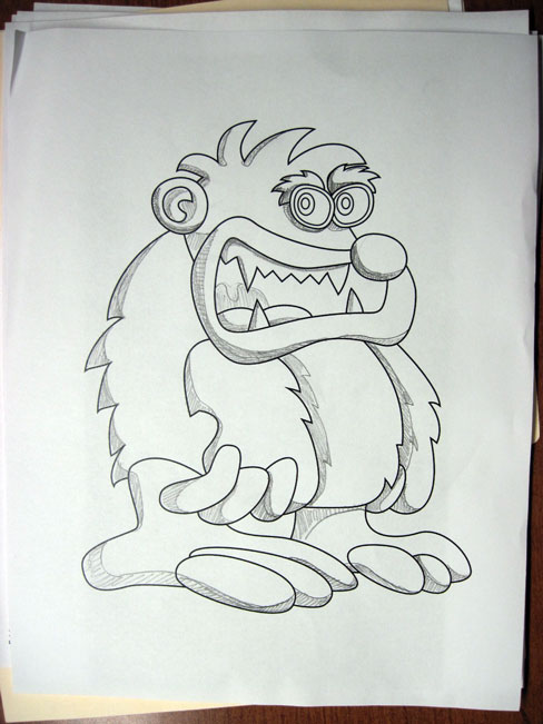 IMG_4571 IMG 4571 Monster sketch shading