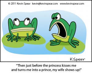 Cartoon Template Spear 5321 300x241 The Frog and the Wife