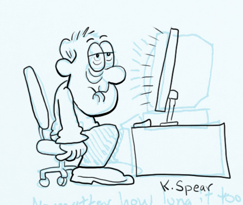 990620 Sketchbook, page 9 990620 Sketchbook 0009 Do computers age you?