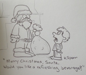 Cartoon: Beverage for Santa 20121224 150031 Cartoon: Beverage for Santa