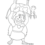 3935 Spear Samson Coloring 150x150 Coloring Page: Nativity