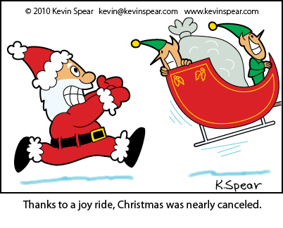 Watch Your Sleigh, Santa! – Kevin H. Spear