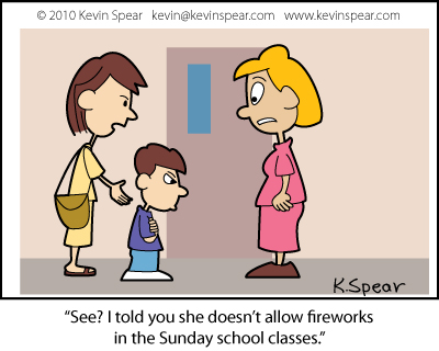 Sunday School Fireworks – Kevin H. Spear