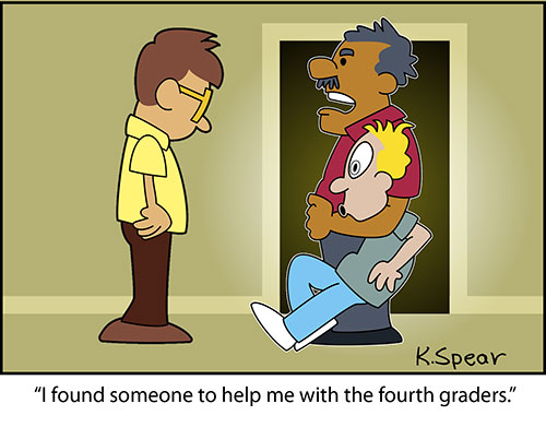 Cartoon: I Found a Volunteer! – Kevin H. Spear