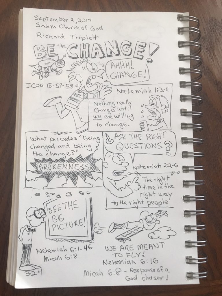 Be the Change: Sermon Notes - Kevin H. Spear